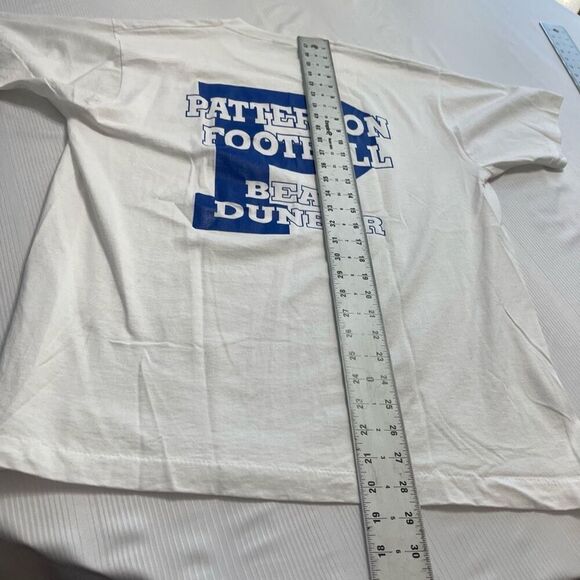 Patterson Football Dunbar High School VTG White Single Stitch T-Shirt Size XL - Picture 8 of 8